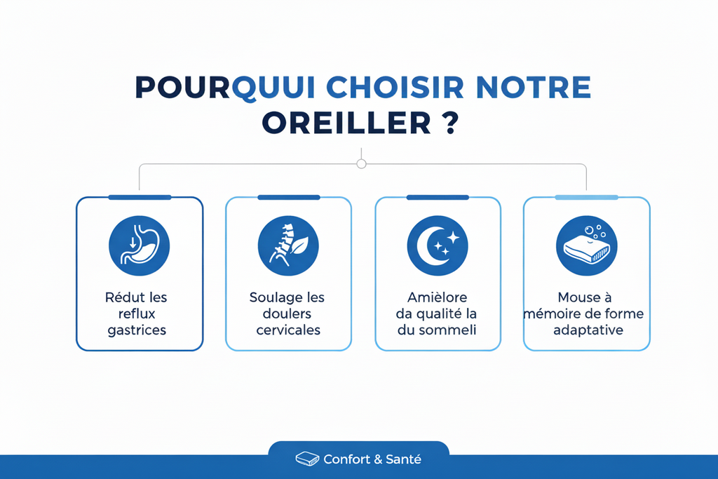 Bénéfices de l'oreiller