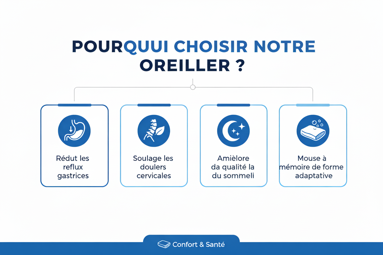 Bénéfices de l'oreiller